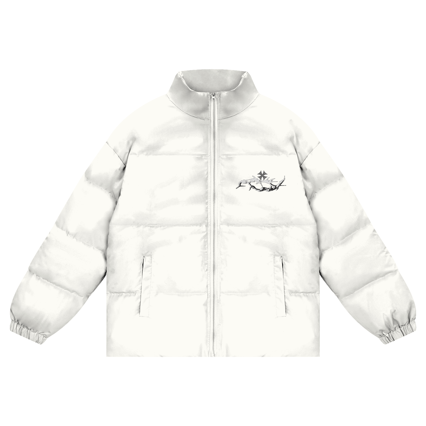 0XR Zipper Puffer Coat