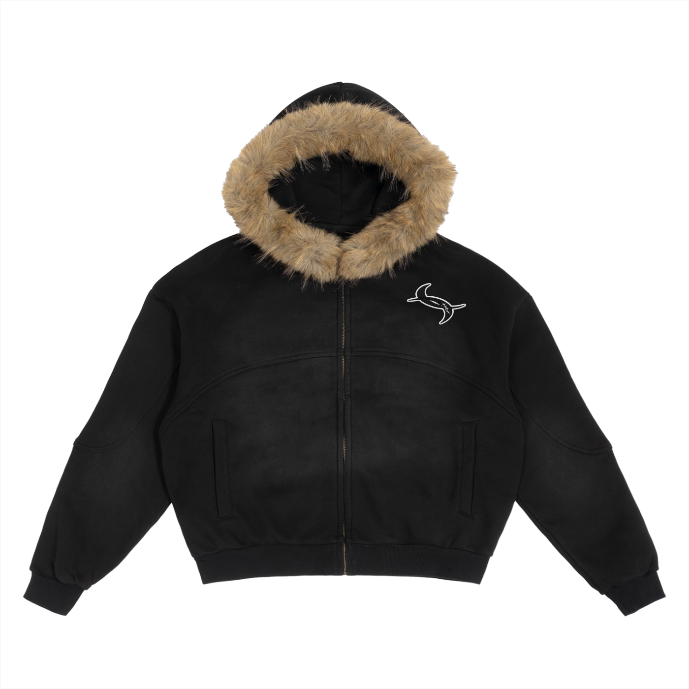 XR Detachable Fur Hoodie