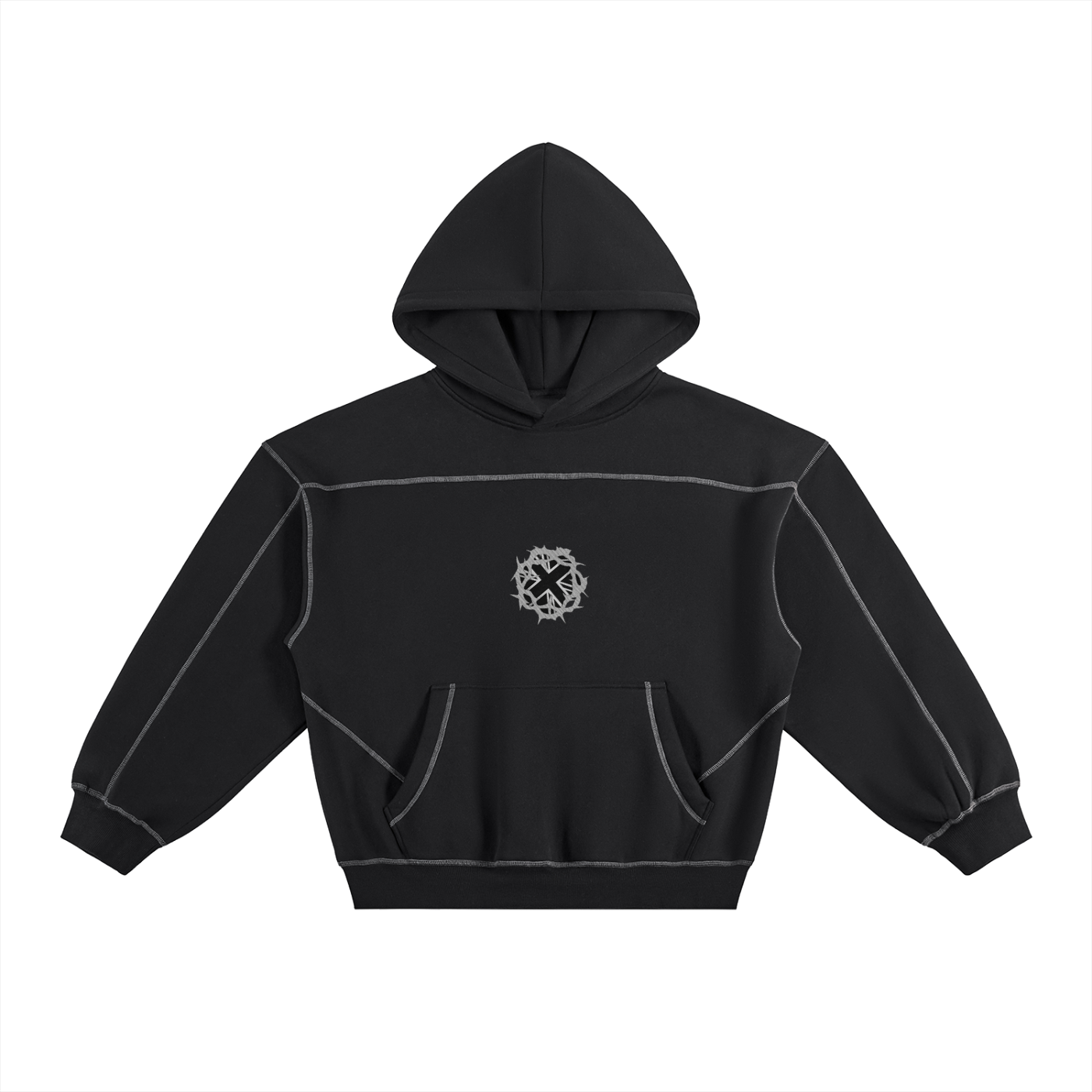 UK REBEL HOODIE DARK
